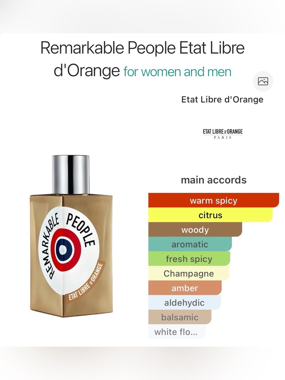 ÉTAT LIBRE D’ORANGE Remarkable People Eau de parfum Spray